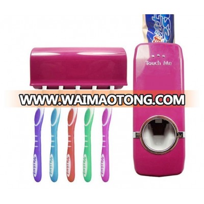 New Fashion Practical Automatic Toothpaste Dispenser Toothbrush Holder