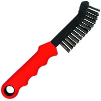 13 inch steel Wire brush with plastic handle